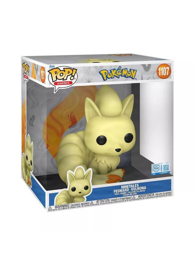 Funko POP! Games Jumbo Pokemon Ninetales Vinyl Figure (25.4 cm) - Image 1